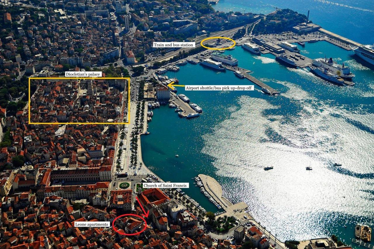 Luxury Apts Leone Split Centre Ngoại thất bức ảnh